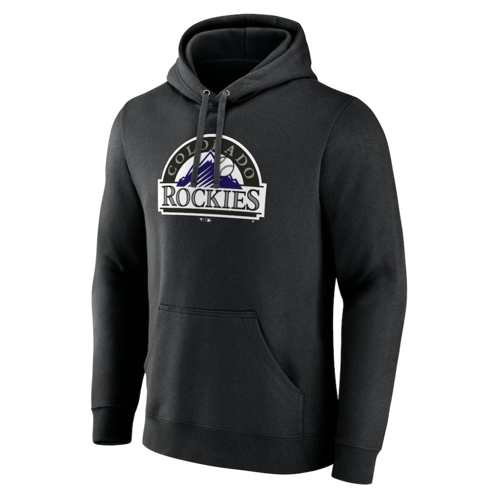 Colorado Rockies Cooperstown Collection Pullover Hoodie - Black