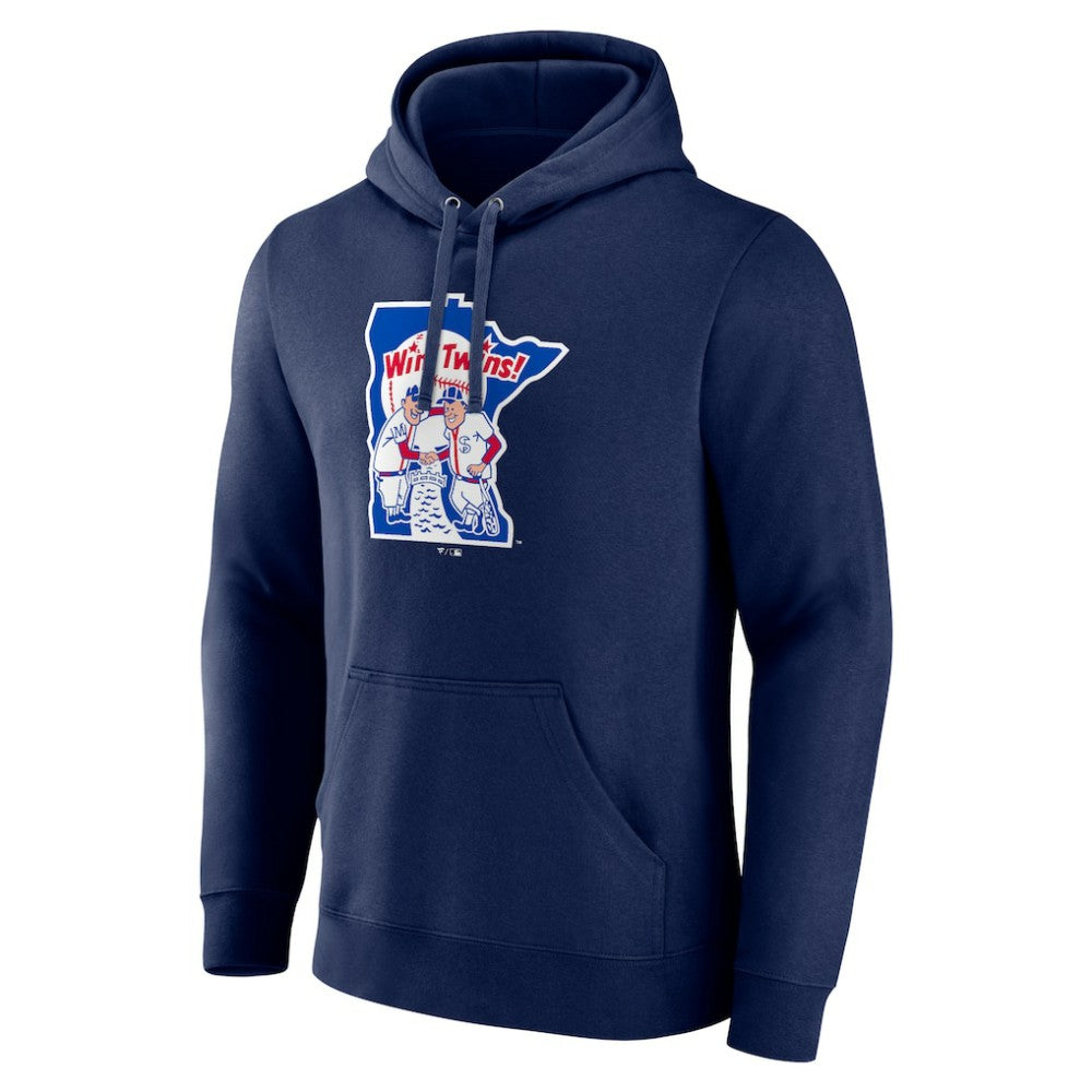 Minnesota Twins Cooperstown Collection Pullover Hoodie - Navy