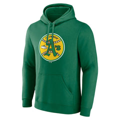 Oakland Athletics Cooperstown Collection Pullover Hoodie - Green