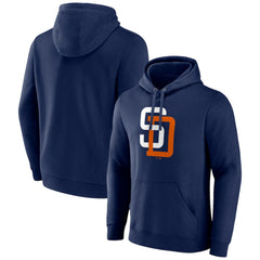 San Diego Padres Cooperstown Collection Pullover Hoodie - Navy