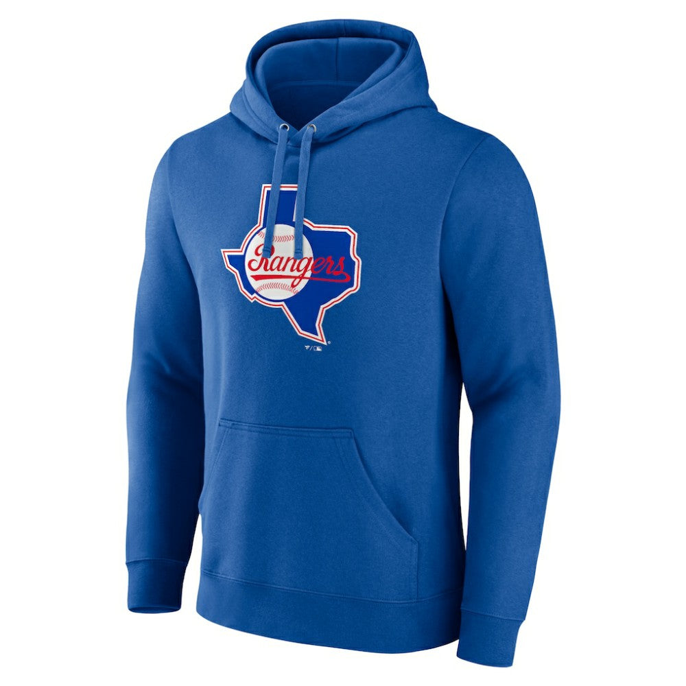 Texas Rangers Cooperstown Collection Pullover Hoodie - Royal