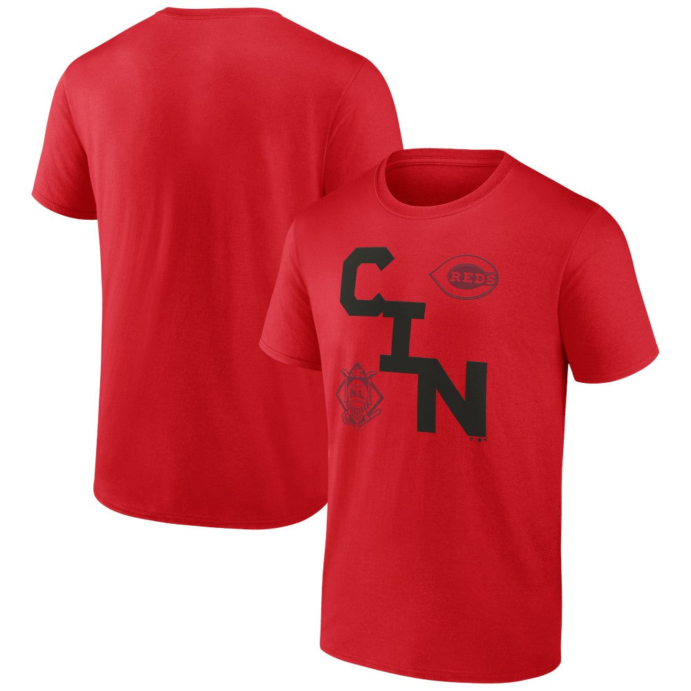 Cincinnati Reds Record Shattered T-Shirt - Red