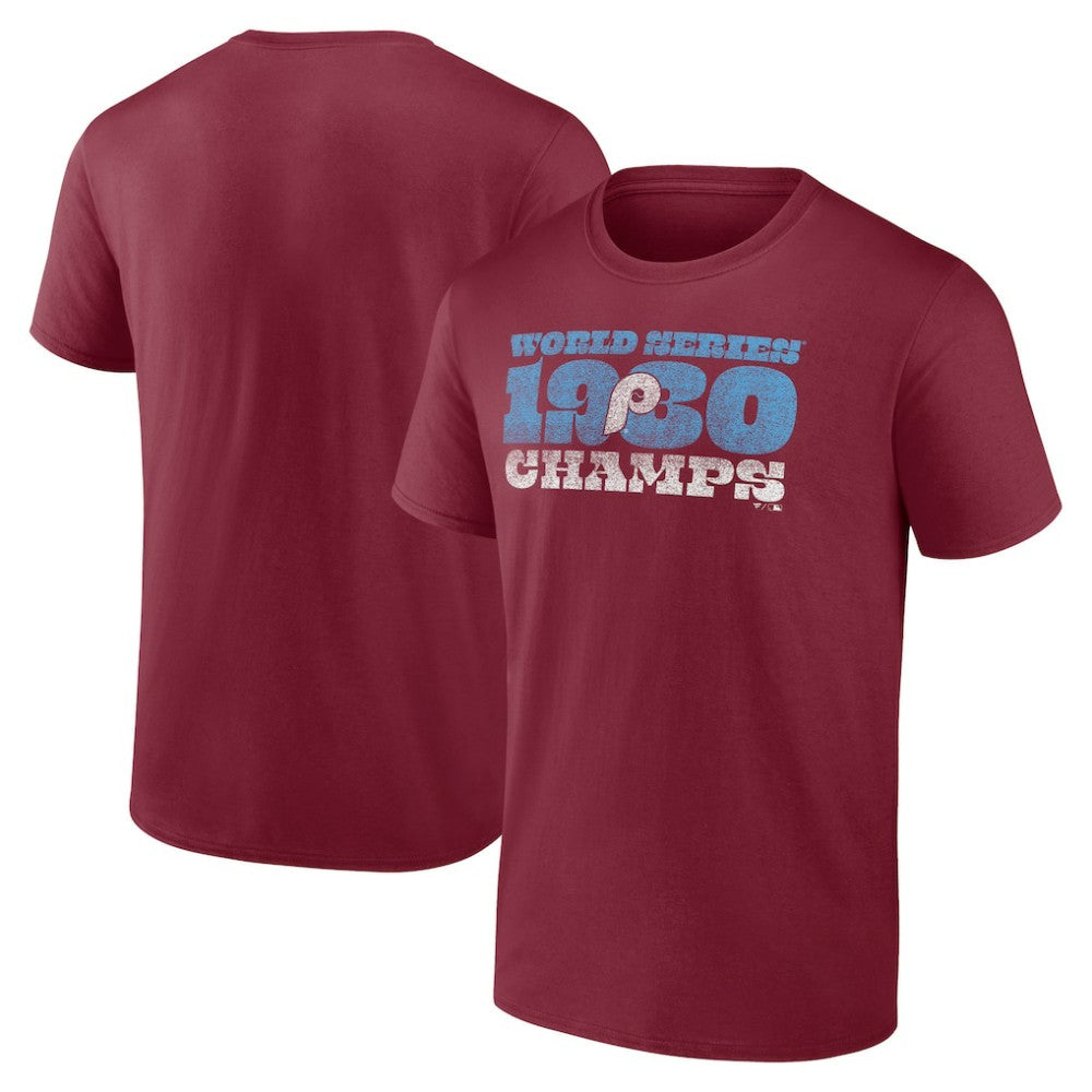 Philadelphia Phillies Cooperstown Collection Swing Away T-Shirt - Burgundy