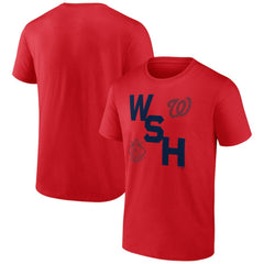 Washington Nationals Record Shattered T-Shirt - Red