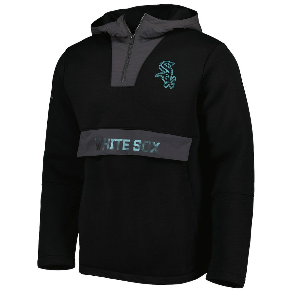 Chicago White Sox Levelwear Ruckus Quarter-Zip Hoodie - Black