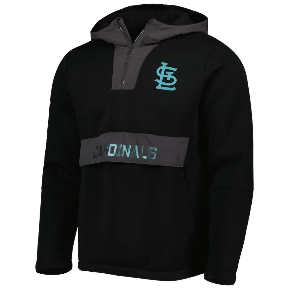 St. Louis Cardinals Levelwear Ruckus Quarter-Zip Hoodie - Black