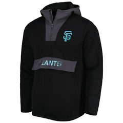 San Francisco Giants Levelwear Ruckus Quarter-Zip Hoodie - Black