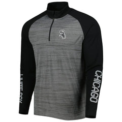 Chicago White Sox Levelwear Vandal Raglan Quarter-Zip Top - Heather Gray