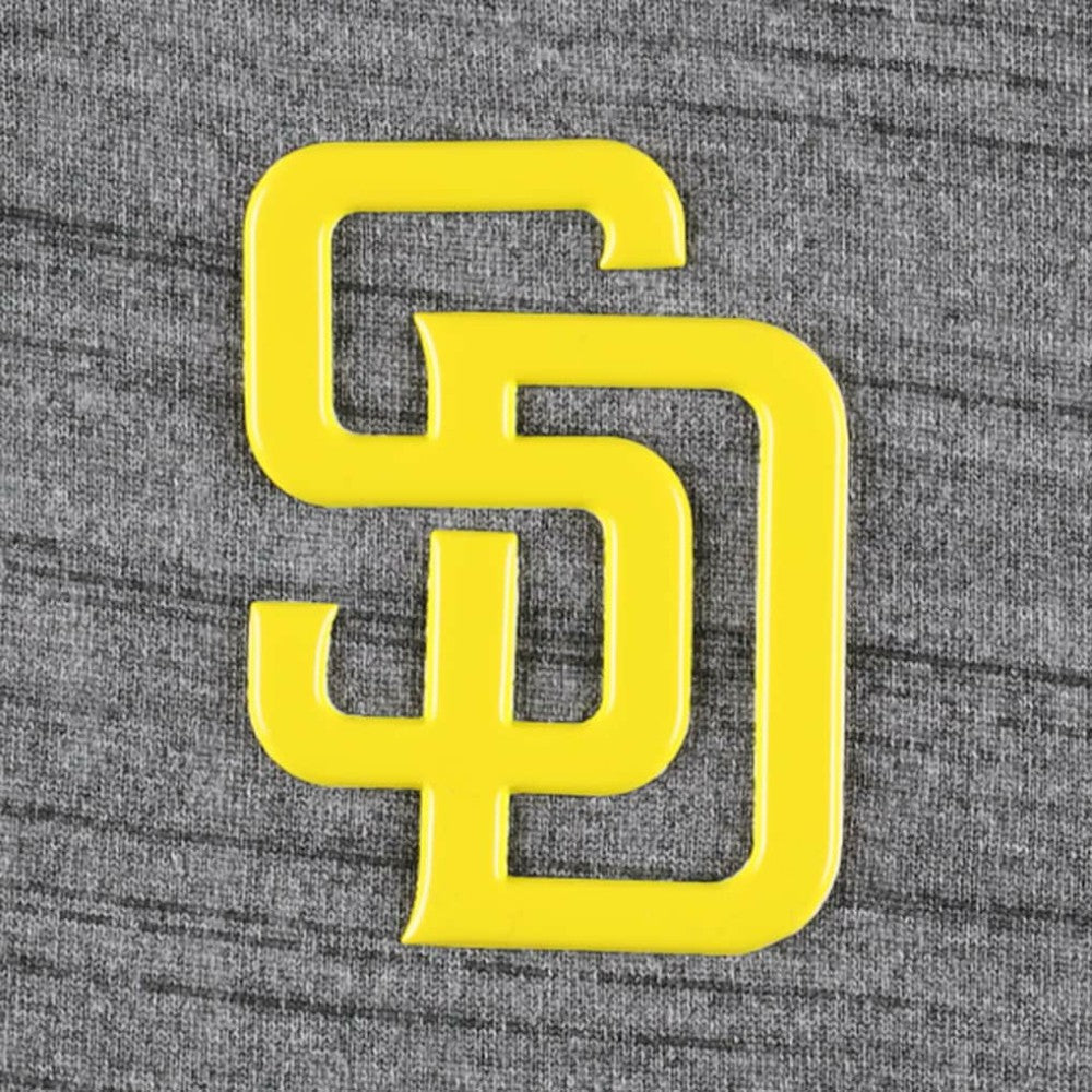 San Diego Padres Levelwear Vandal Raglan Quarter-Zip Top - Heather Gray