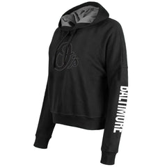 Baltimore Orioles Women's City Connect Pullover Hoodie - Black | New Era
