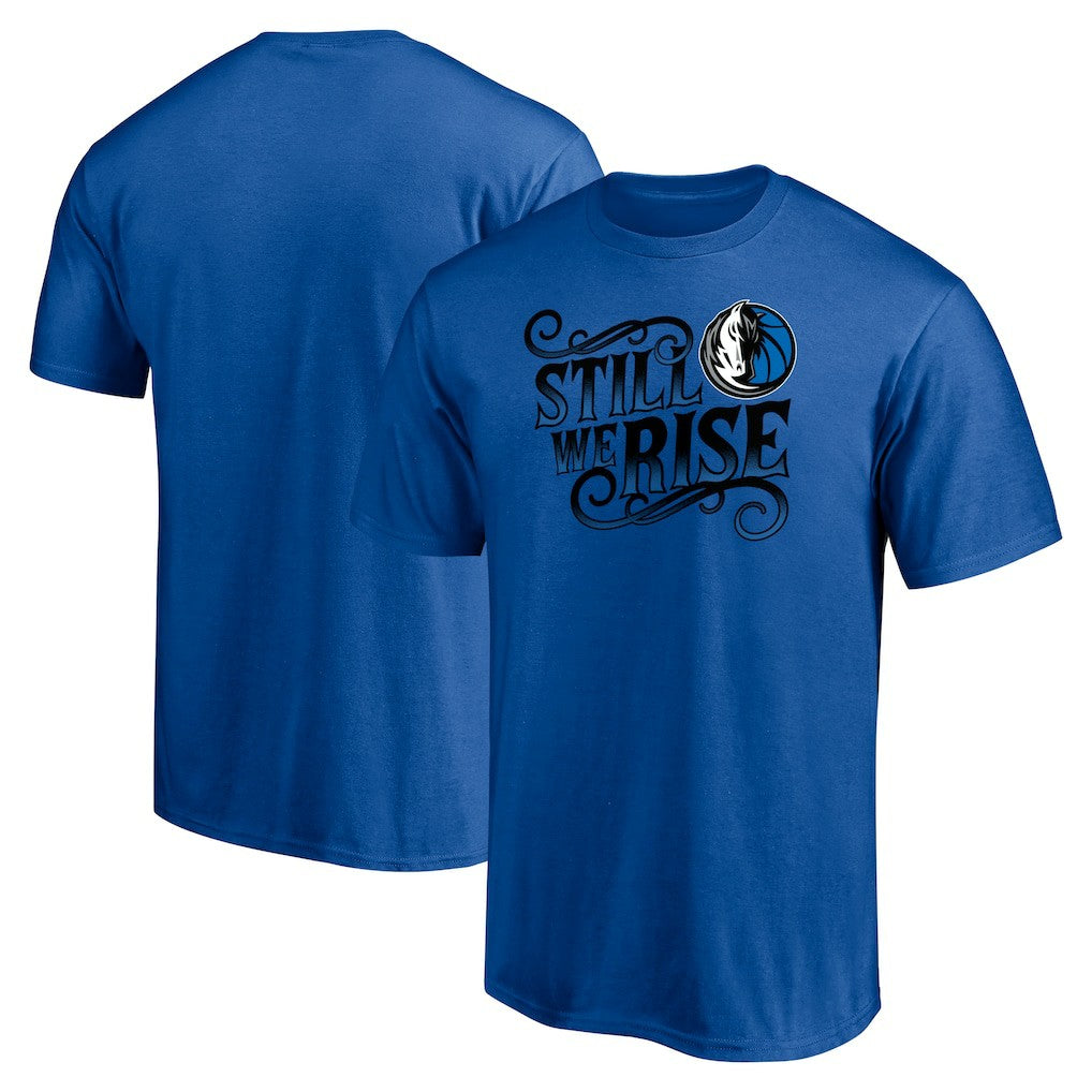 Dallas Mavericks Push Ahead T-Shirt sale - Blue online