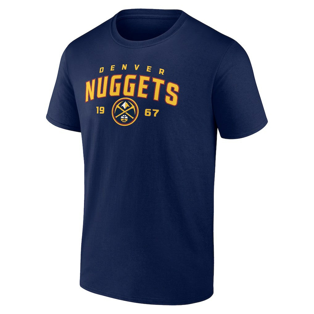 Denver Nuggets Rebel Logo T-Shirt sale - Navy for sale