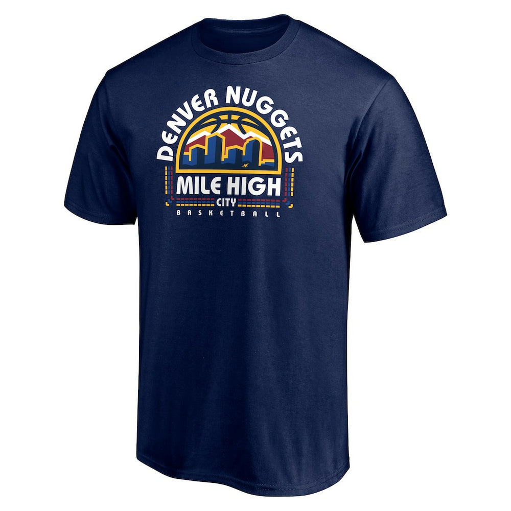 Denver Nuggets Push Ahead T-Shirt sale - Navy on sale