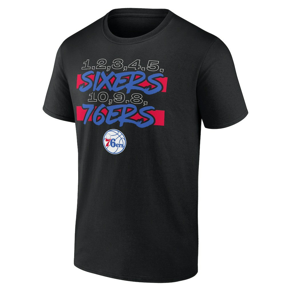 Philadelphia 76ers Core Hometown Launch T-Shirt - Black online