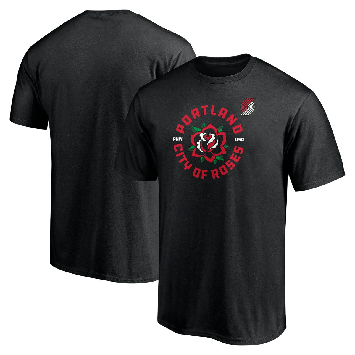 Portland Trail Blazers Push Ahead T-Shirt - Black discount
