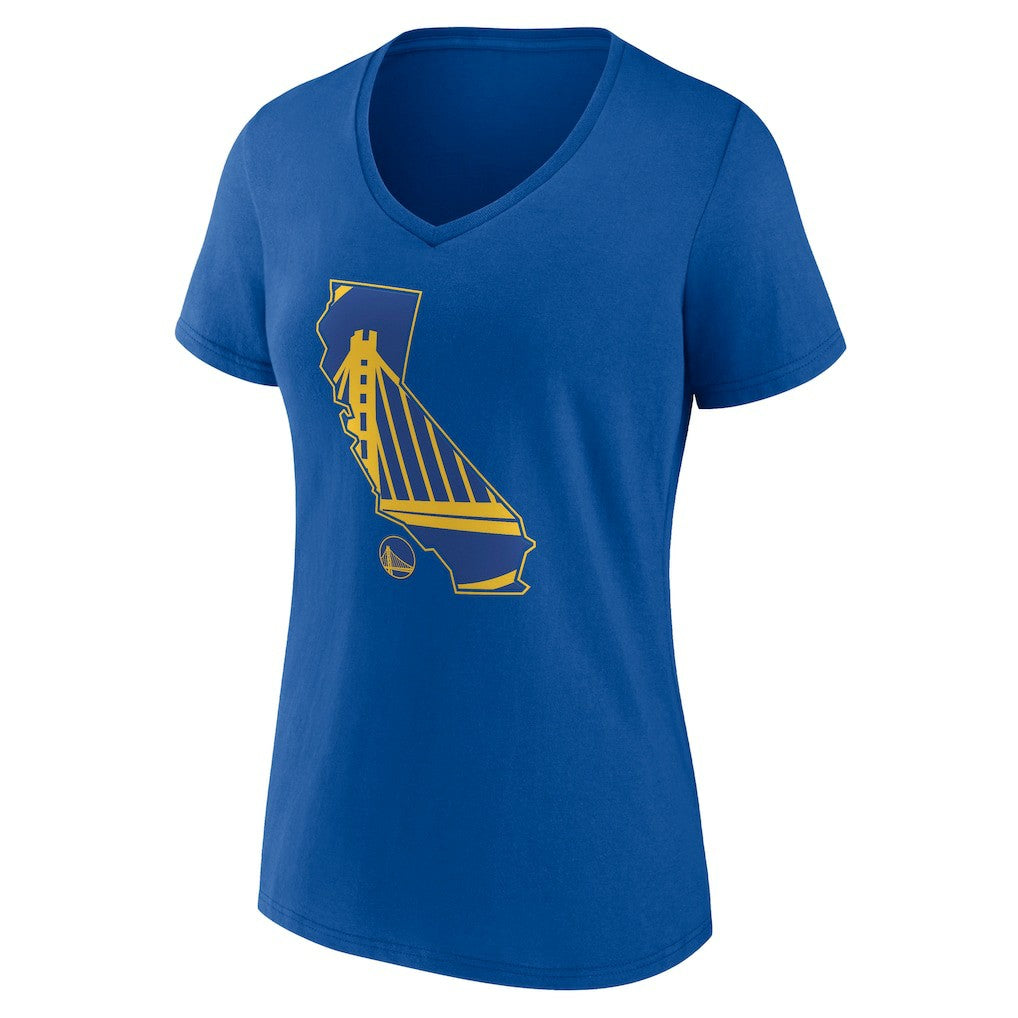 Golden State Warriors Women's Core Hometown Launch V-Neck T-Shirt sale - Royal sale