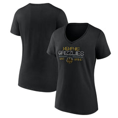 Memphis Grizzlies Women's Core Hometown Launch V-Neck T-Shirt - Black outlet