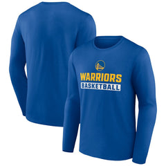 Golden State Warriors Let's Go Long Sleeve T-Shirt sale - Royal for sale