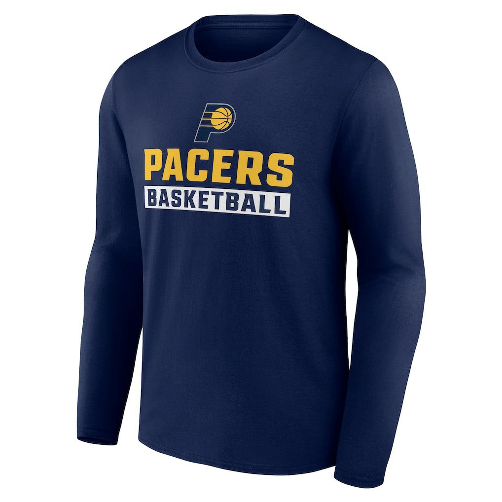 Indiana Pacers Let's Go Long Sleeve T-Shirt - Navy discount