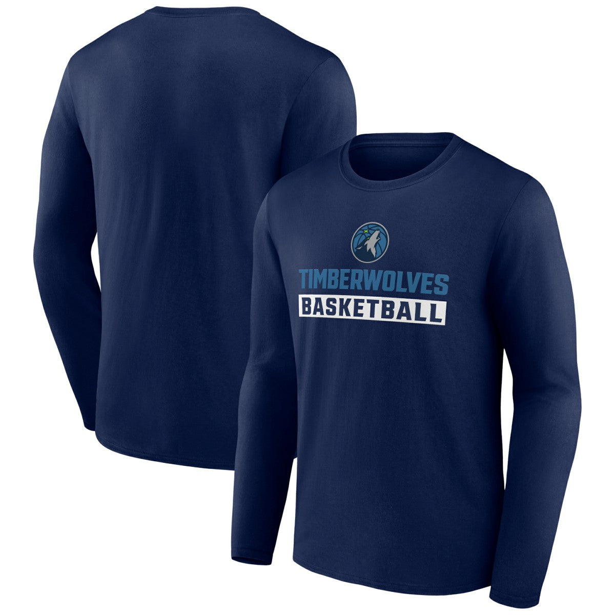 Minnesota Timberwolves Let's Go Long Sleeve T-Shirt - Navy outlet