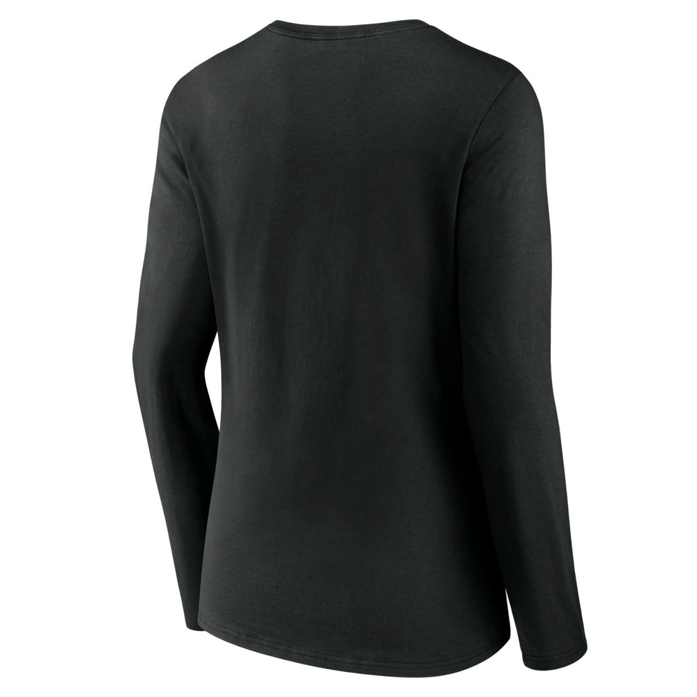San Antonio Spurs Women's Tumble V-Neck Long Sleeve T-Shirt - Black shop