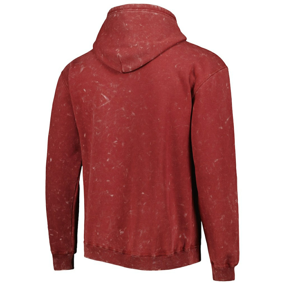 Chicago Bulls The Wild Collective Unisex Tonal Acid Wash Pullover Hoodie - Red on sale