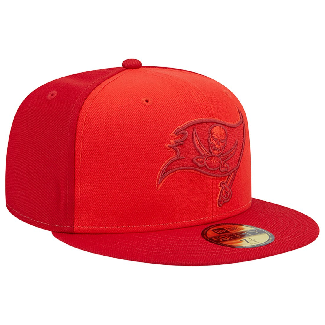 Tampa Bay Buccaneers New Era Tri-Tone 59FIFTY Fitted Hat - Red sale