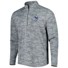 Dallas Cowboys Antigua Brigade Throwback Quarter-Zip Top - Gray outlet