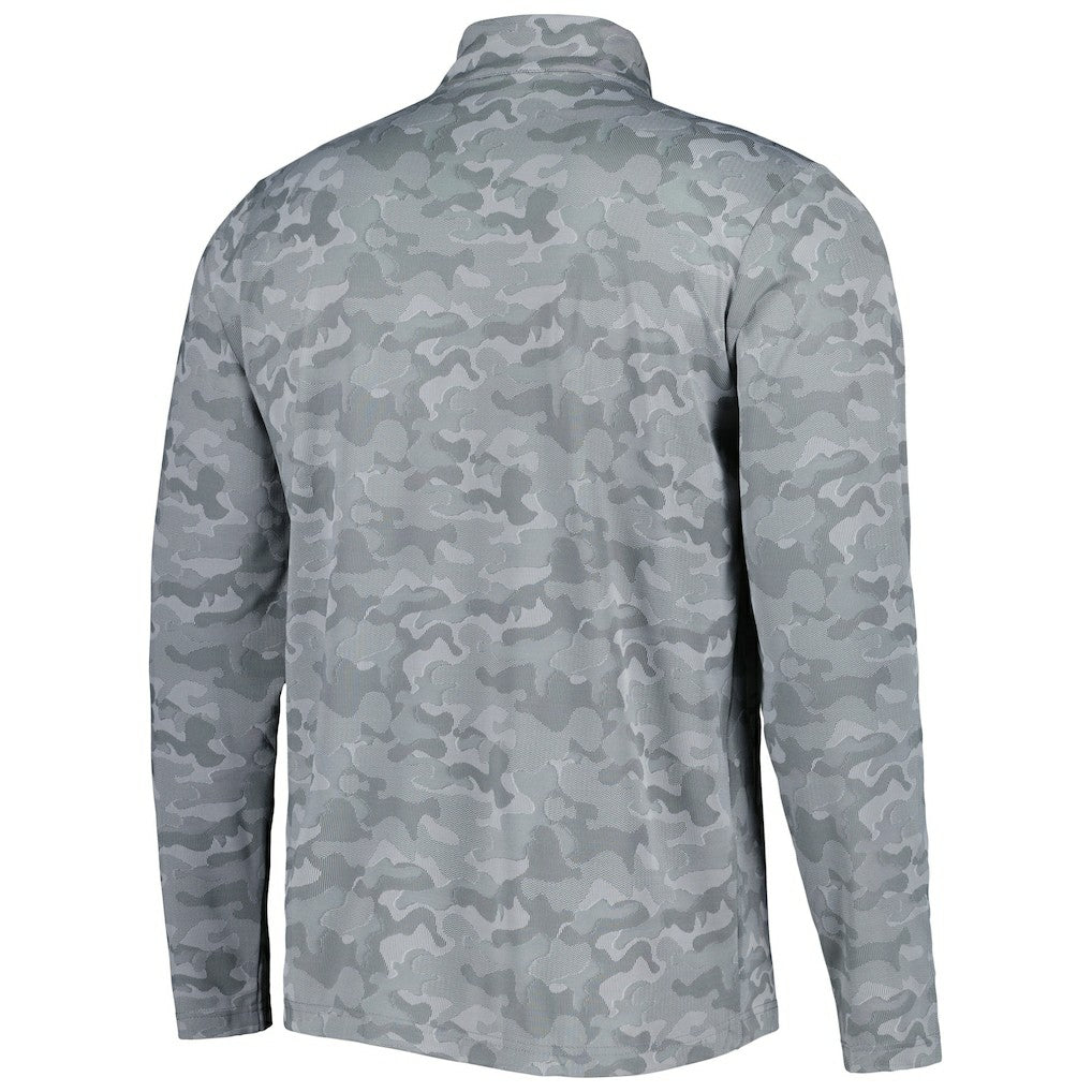 Dallas Cowboys Antigua Brigade Throwback Quarter-Zip Top - Gray outlet
