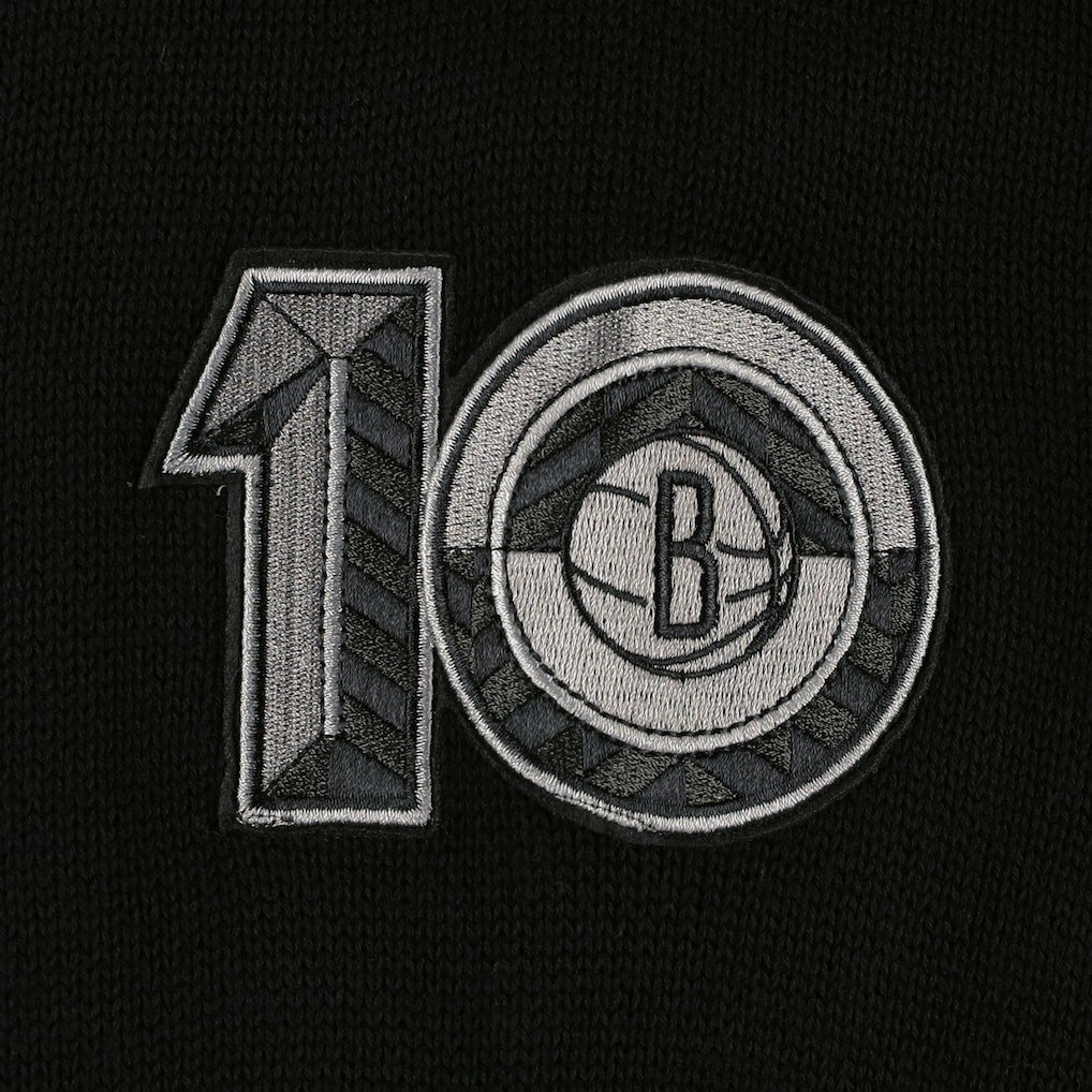 Brooklyn Nets AUTHMADE 10th Anniversary Pullover Sweater - Black shop