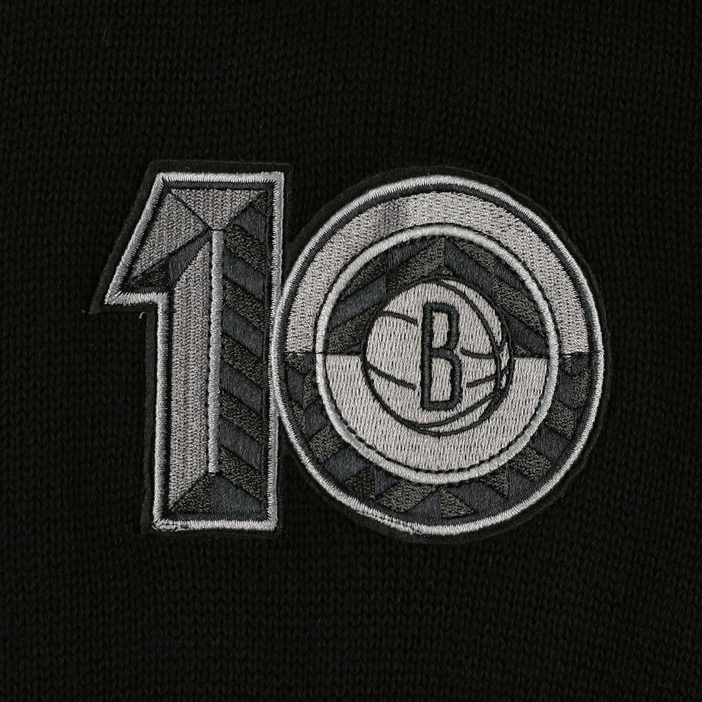 Brooklyn Nets AUTHMADE 10th Anniversary Pullover Sweater - Black shop