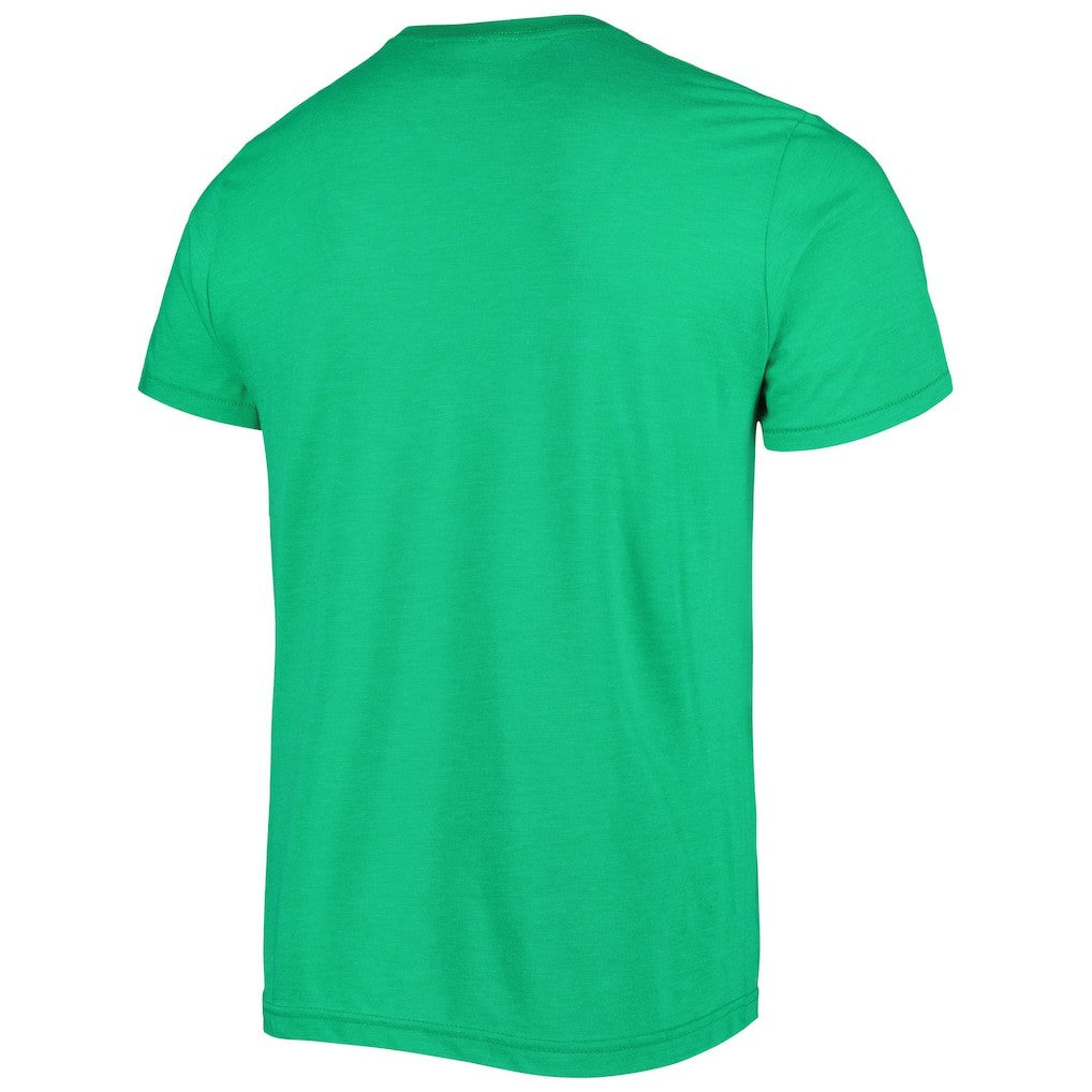 Joe Namath New York Jets Homage Unisex Unisex Caricature Retired Player Tri-Blend T-Shirt - Heather Green cheap