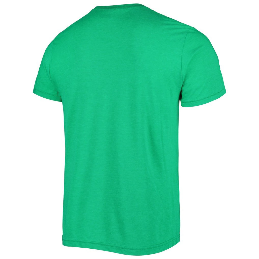 Joe Namath New York Jets Homage Unisex Unisex Caricature Retired Player Tri-Blend T-Shirt - Heather Green cheap