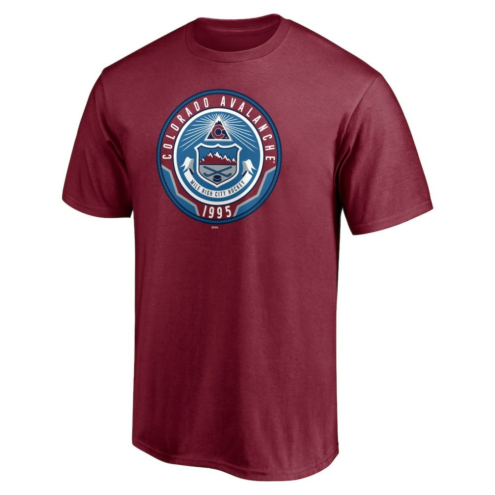 Colorado Avalanche Hometown Collection Push Ahead T-Shirt Burgundy