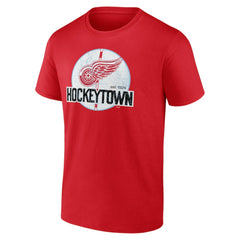 Detroit Red Wings Ice Cluster T-Shirt Red