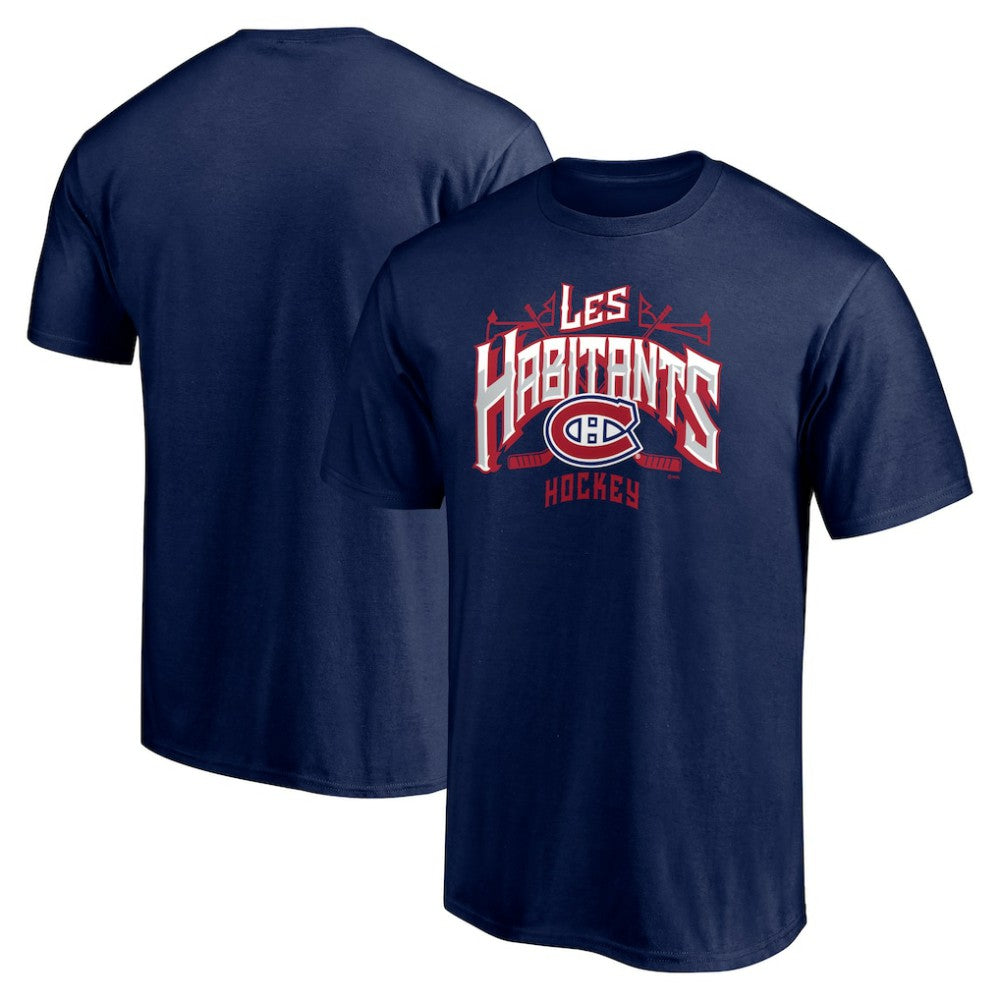 Montreal Canadiens Hometown Collection Push Ahead T-Shirt Navy