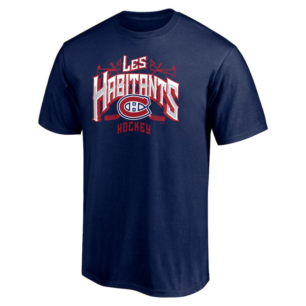 Montreal Canadiens Hometown Collection Push Ahead T-Shirt Navy