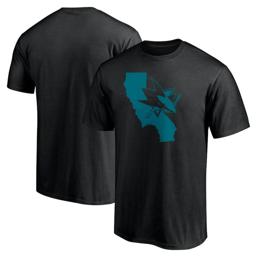 San Jose Sharks Hometown Collection Push Ahead T-Shirt Black