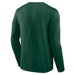 Minnesota Wild Team Covert Long Sleeve T-Shirt Green