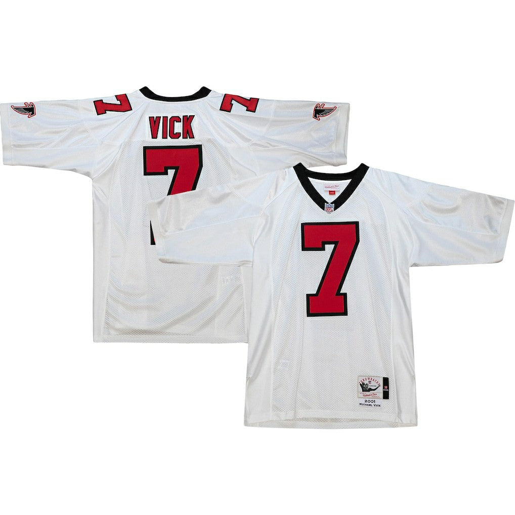 Michael Vick Atlanta Falcons 2001 Authentic Throwback Retired Player Jersey - White outlet