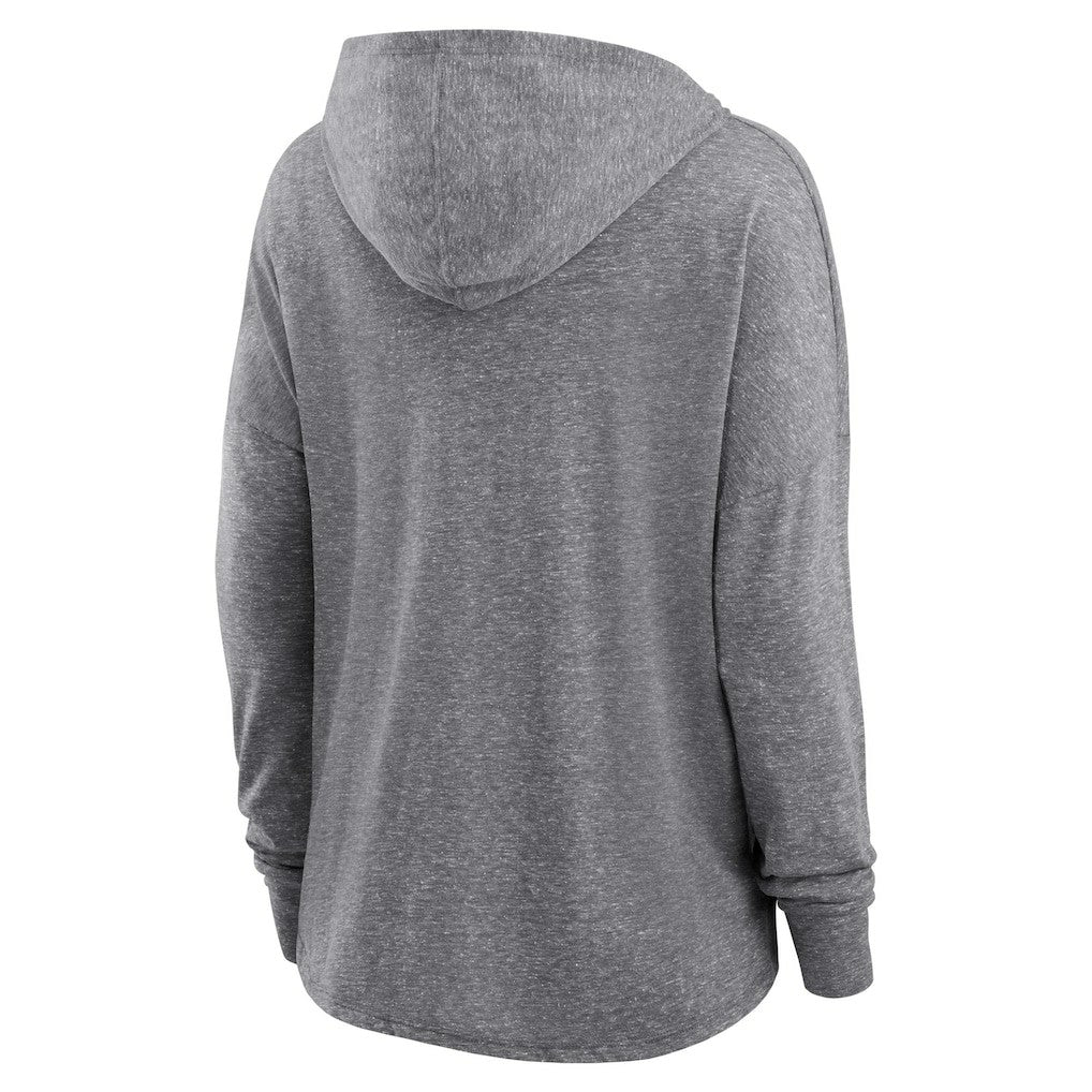 Las Vegas Raiders Women's Cozy Primary Pullover Hoodie - Heather Gray on sale