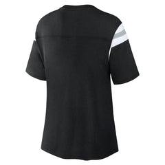 Las Vegas Raiders Women's Earned Stripes T-Shirt - Black discount