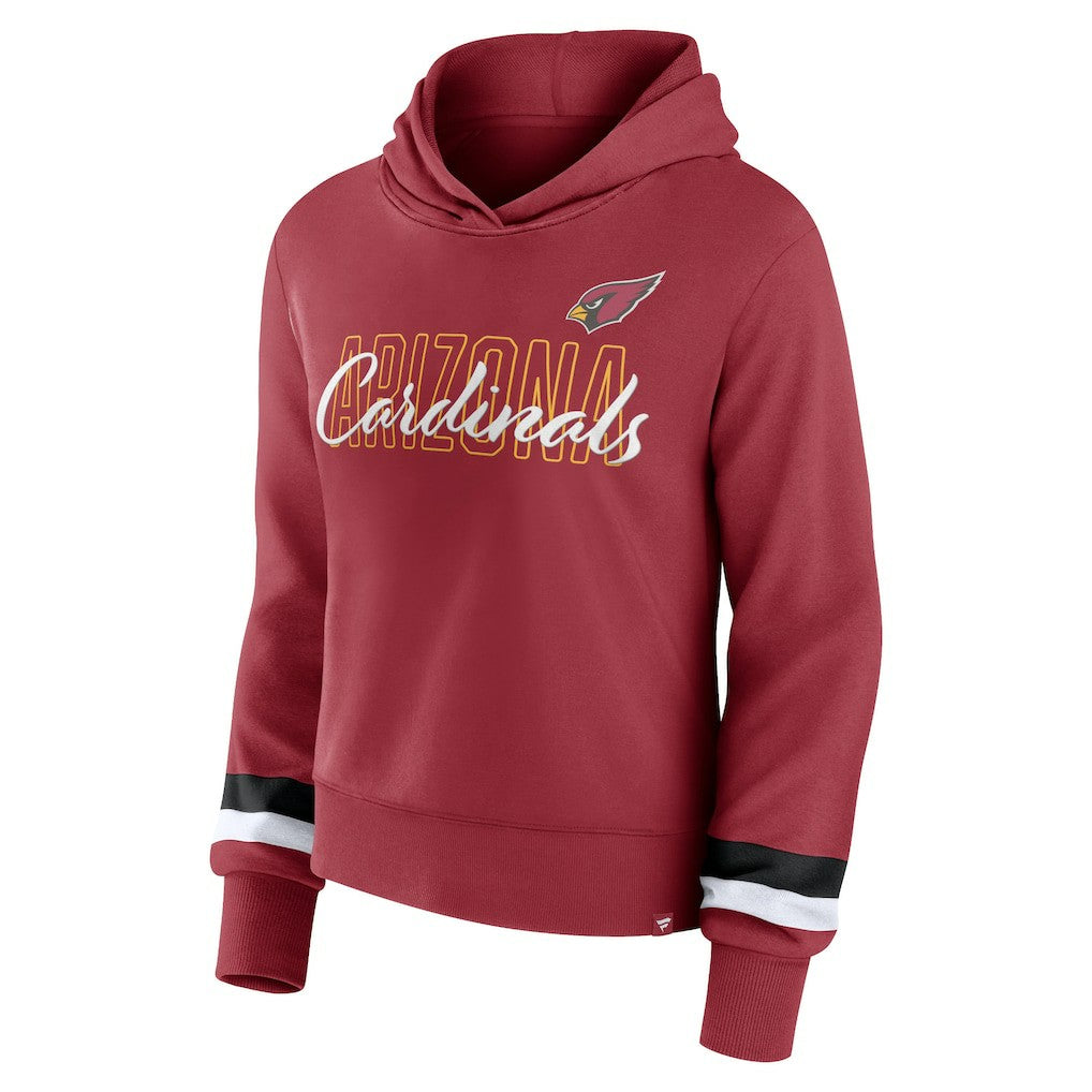 Arizona Cardinals Women's Over Under Pullover Hoodie - Cardinal outlet