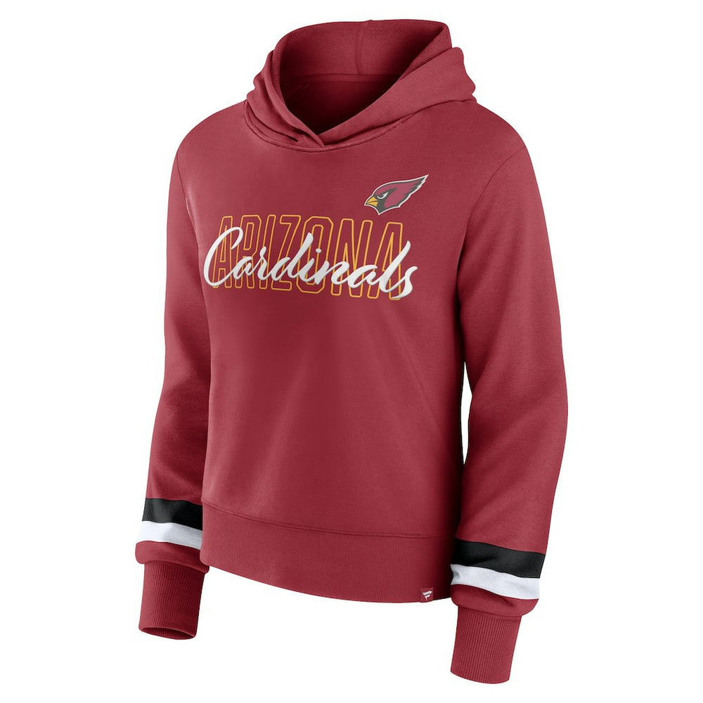 Arizona Cardinals Women's Over Under Pullover Hoodie - Cardinal outlet