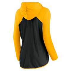 Pittsburgh Steelers Women's Forever Fan Full-Zip Hoodie - Black/Gold cheap