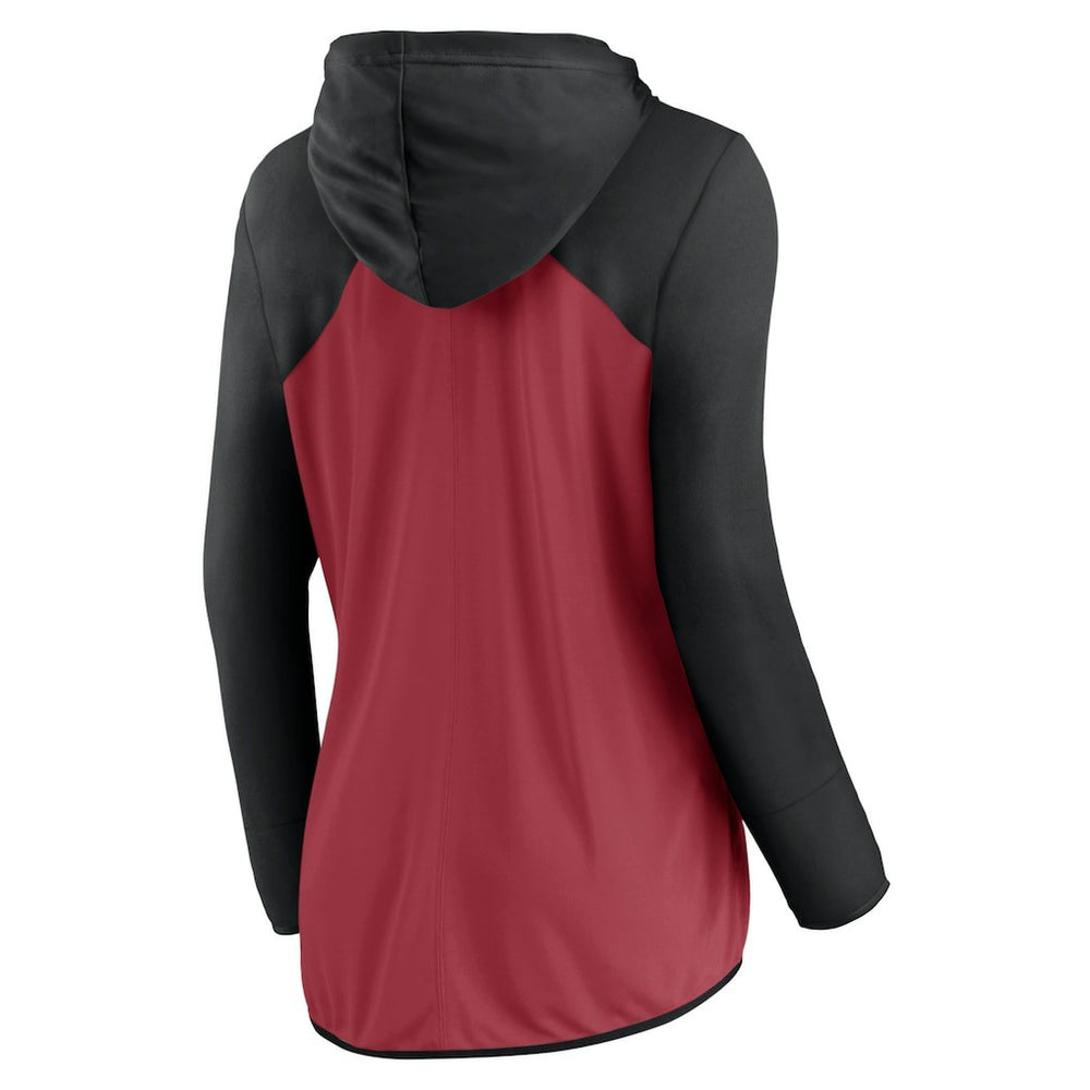 Arizona Cardinals Women's Forever Fan Full-Zip Hoodie - Cardinal/Black outlet