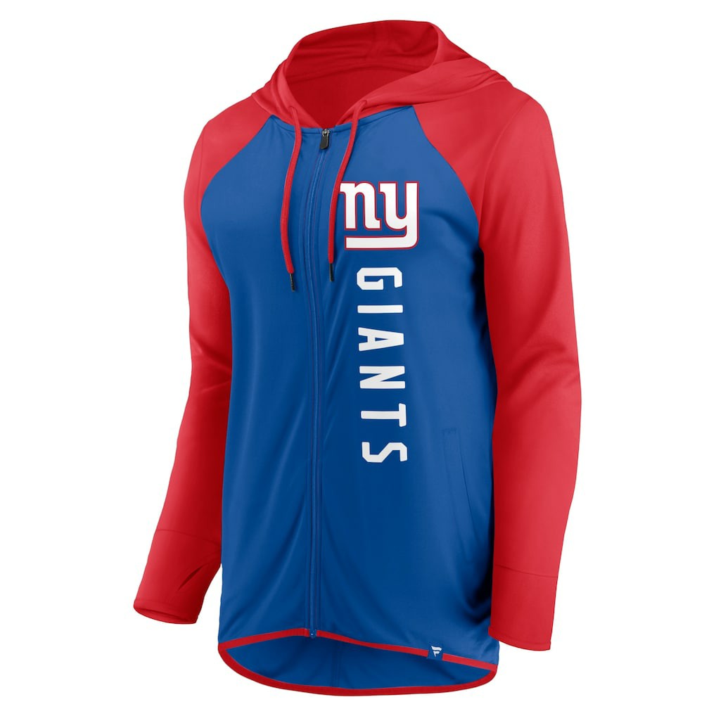 New York Giants Women's Forever Fan Full-Zip Hoodie - Royal/Red for sale
