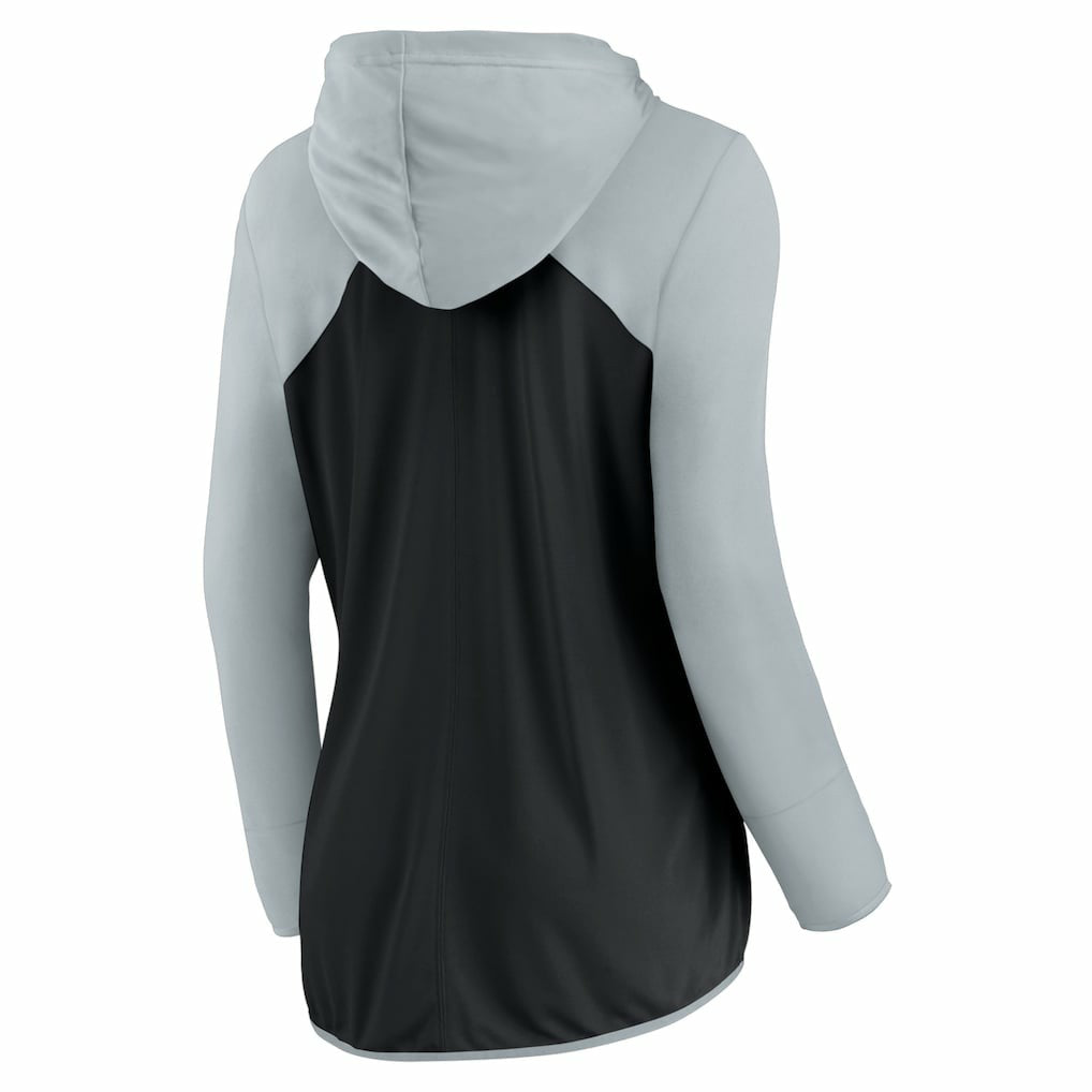 Las Vegas Raiders Women's Forever Fan Full-Zip Hoodie - Black/Silver online