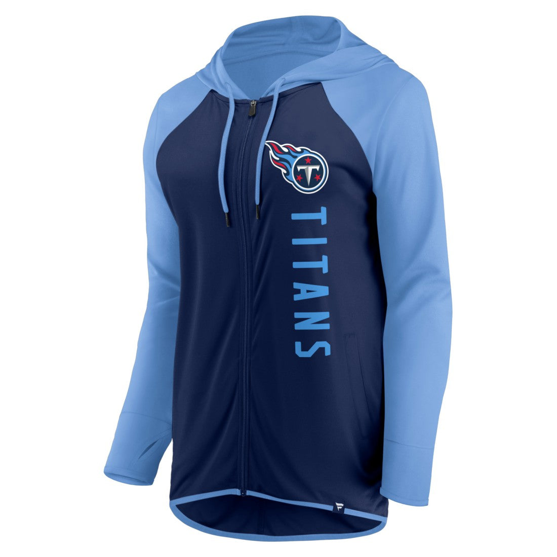Tennessee Titans Women's Forever Fan Full-Zip Hoodie - Navy/Light Blue sale