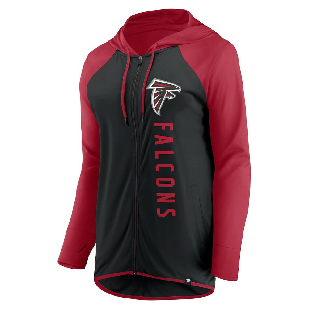 Atlanta Falcons Women's Forever Fan Full-Zip Hoodie - Black/Red discount